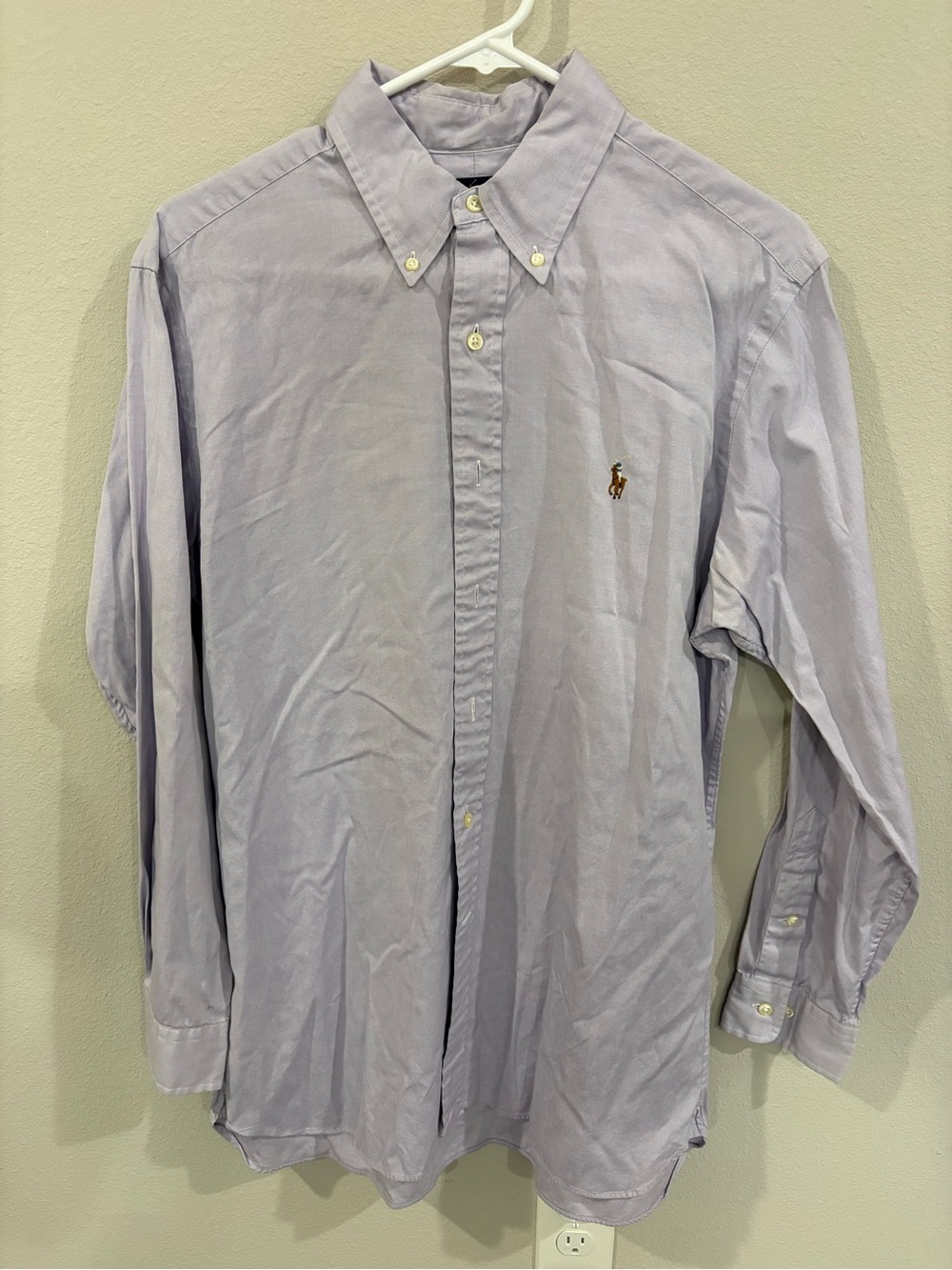 Ralph Lauren Light Lavender Button-Down Oxford Shirt